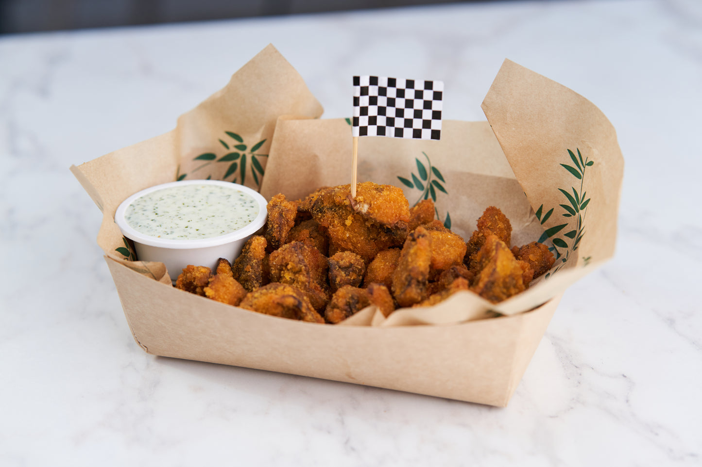 Champiñones apanados