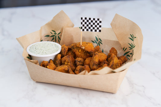 Champiñones apanados